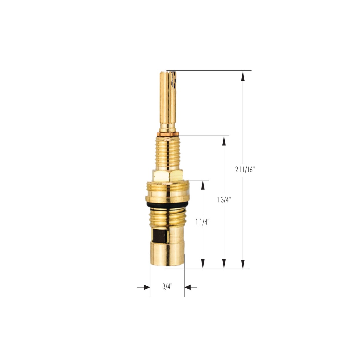 16 Point Stem Hot 12 Replacement Cartridge (After 1991) - Hot 10242