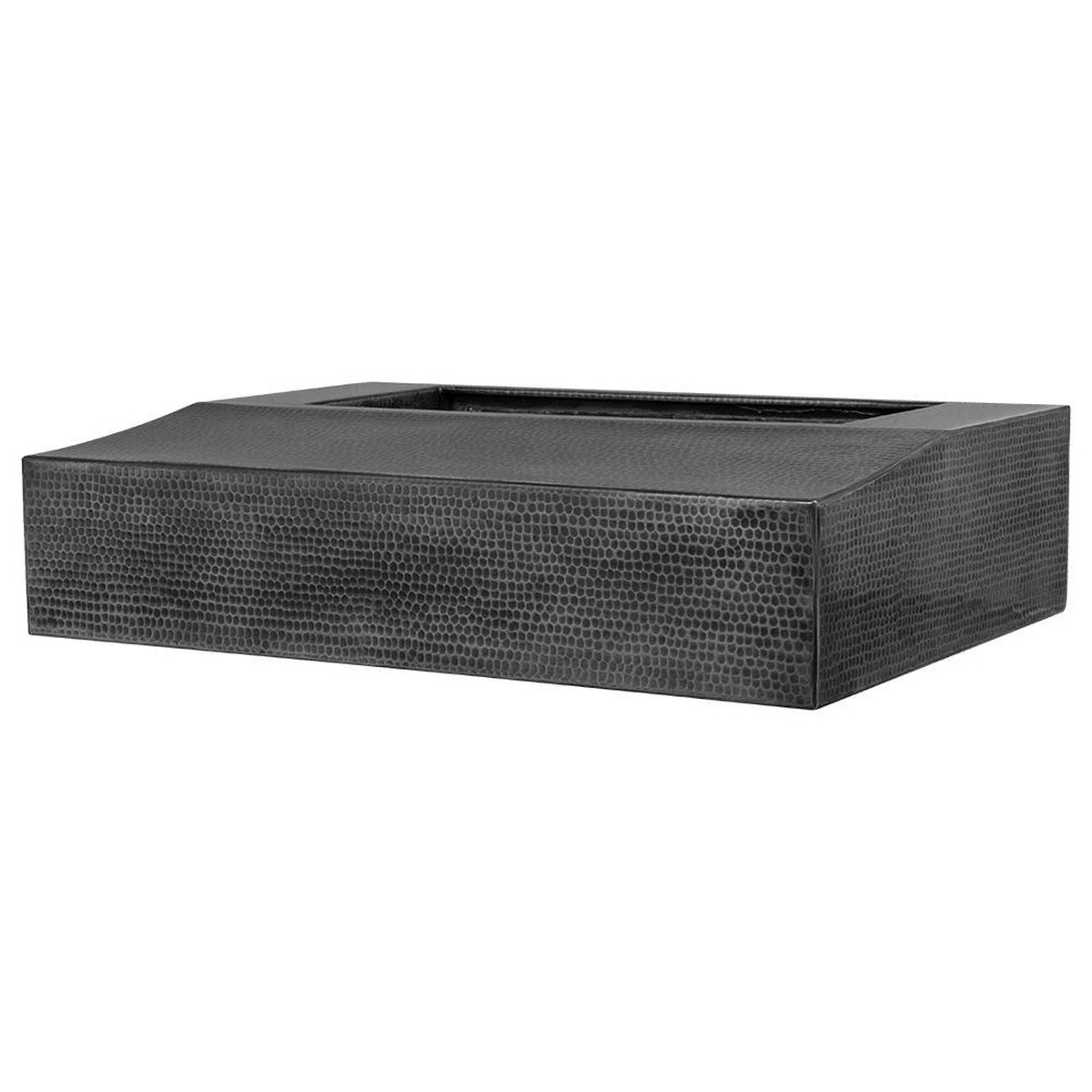 30 Hammered Zinc Under Cabinet Range Hood with 390 CFM Blower
