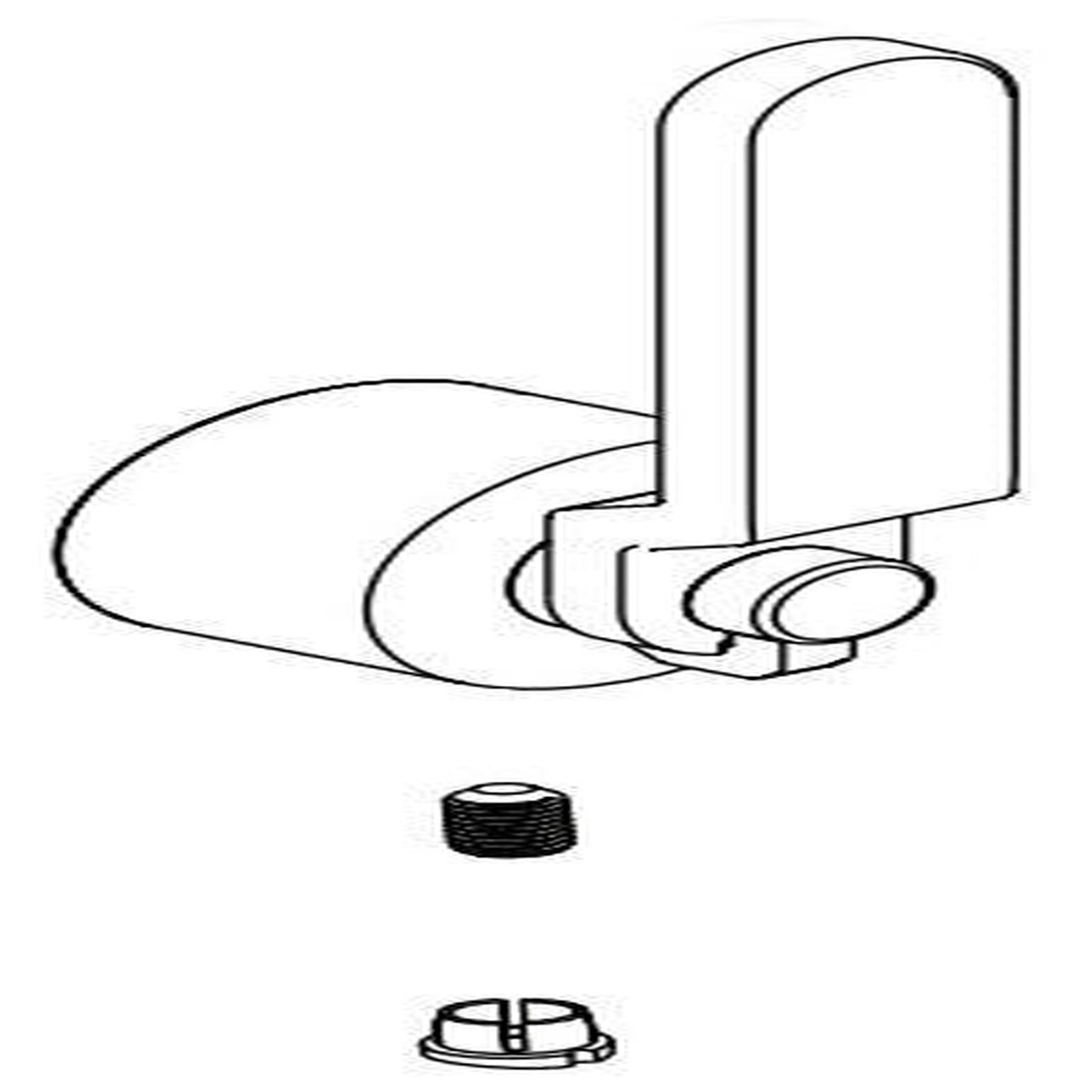Brizo Litze RP91805PC Industrial Handle Kit