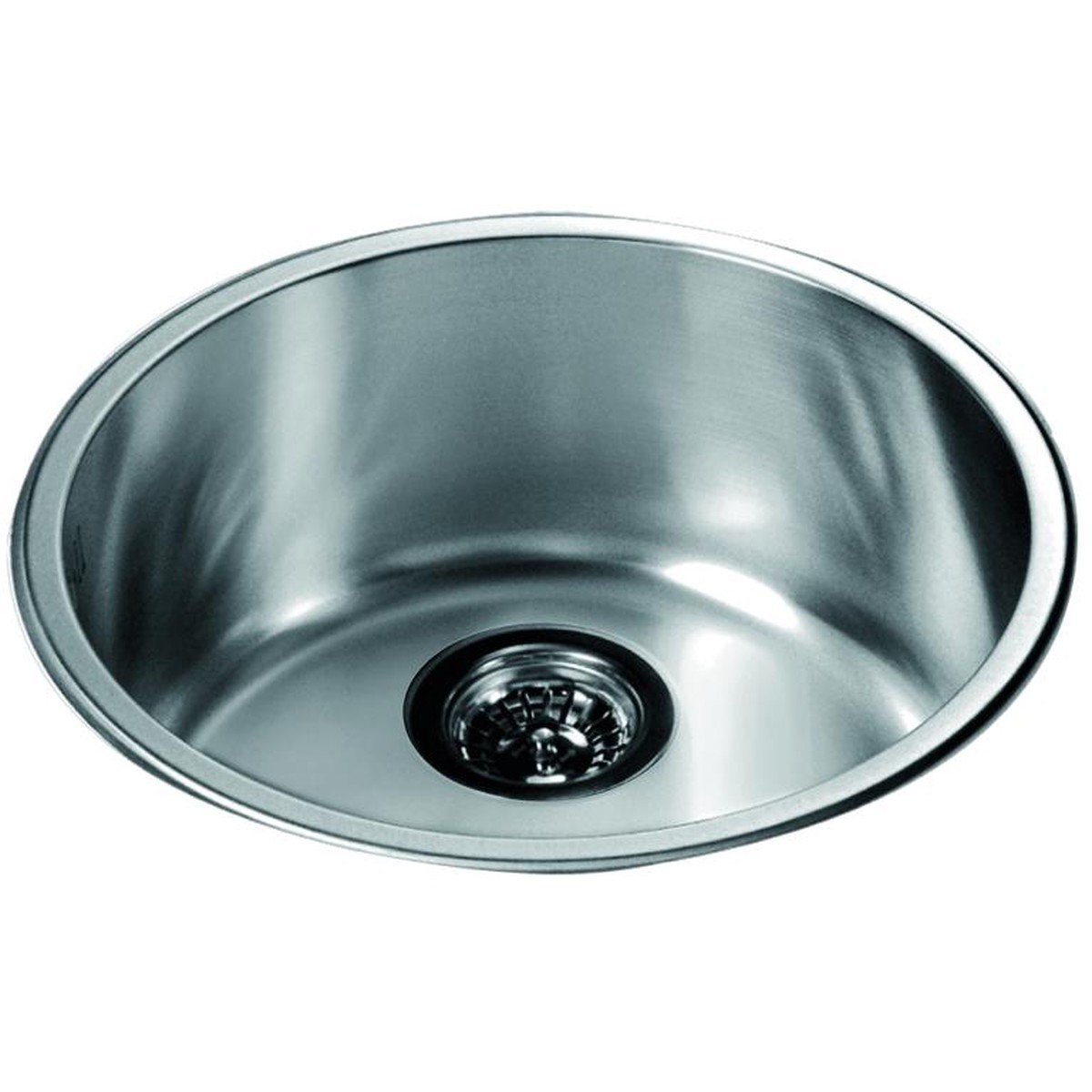 Dawn Top Mount Round Single Bowl Bar Sink