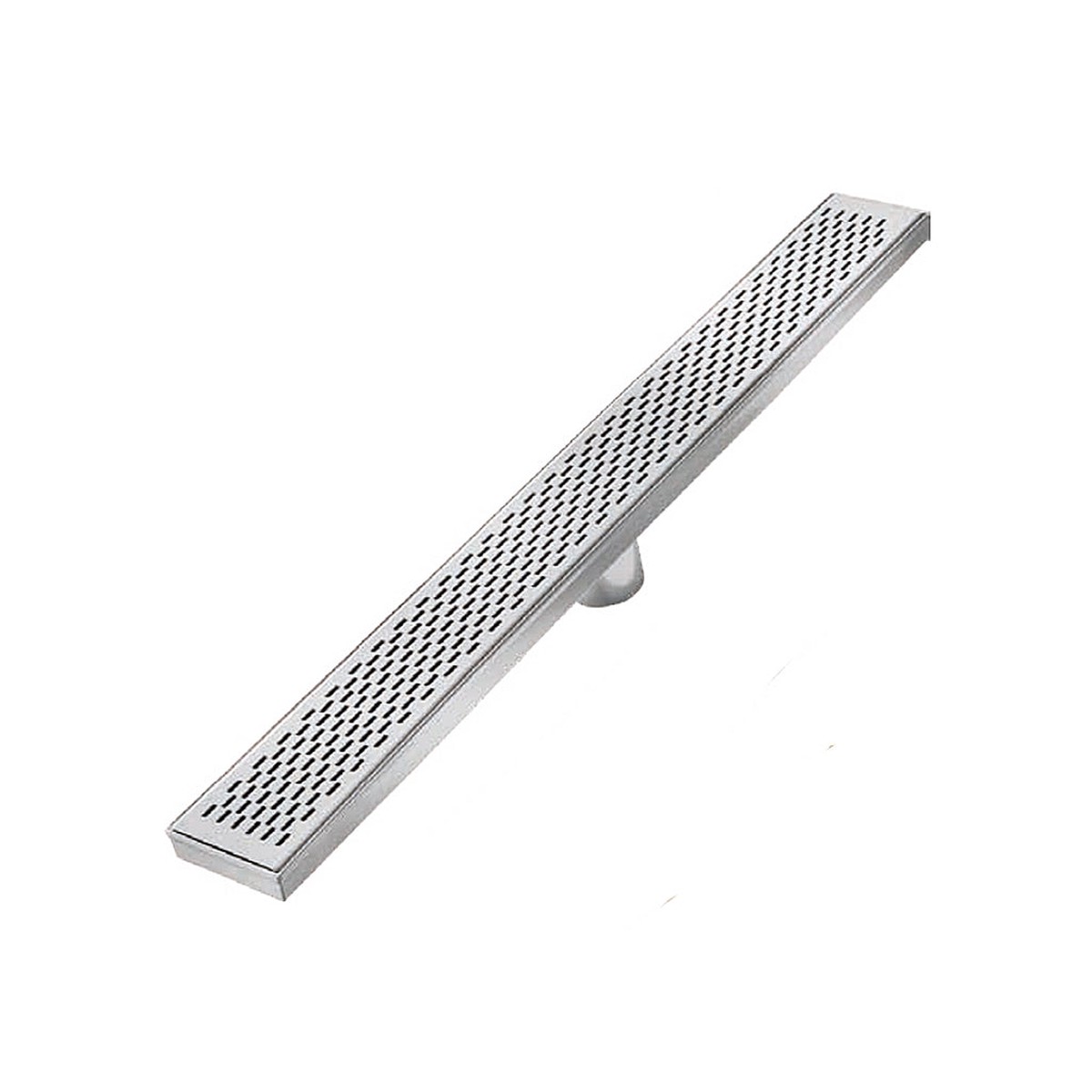 Delta Delmar Standard Plain Edge Linear Shower Drain - Floor Mount - 48 Stainless SteelPolished