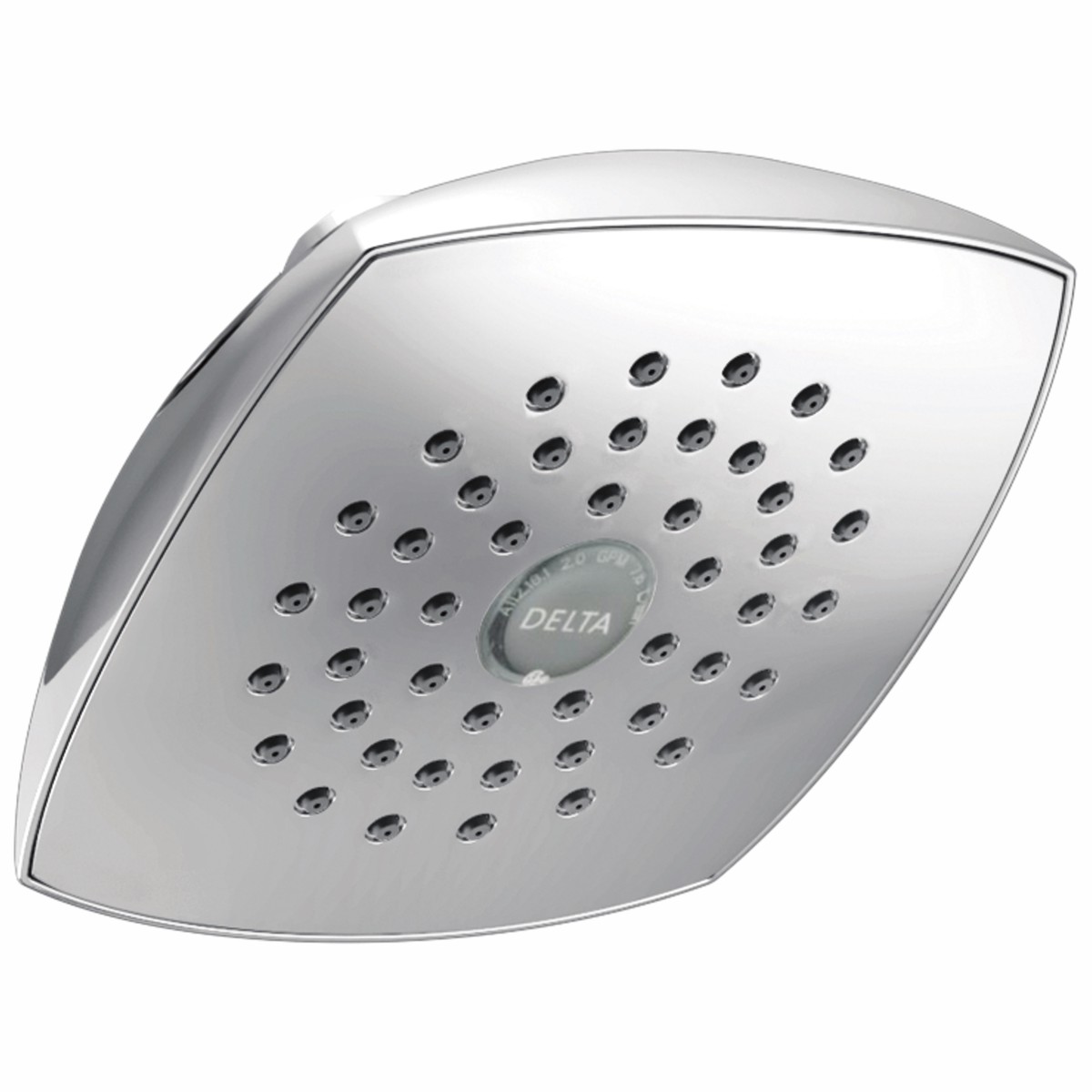 Delta Universal Showering Components RP64859CZ Touch-Clean Raincan Single-Setting Shower Head