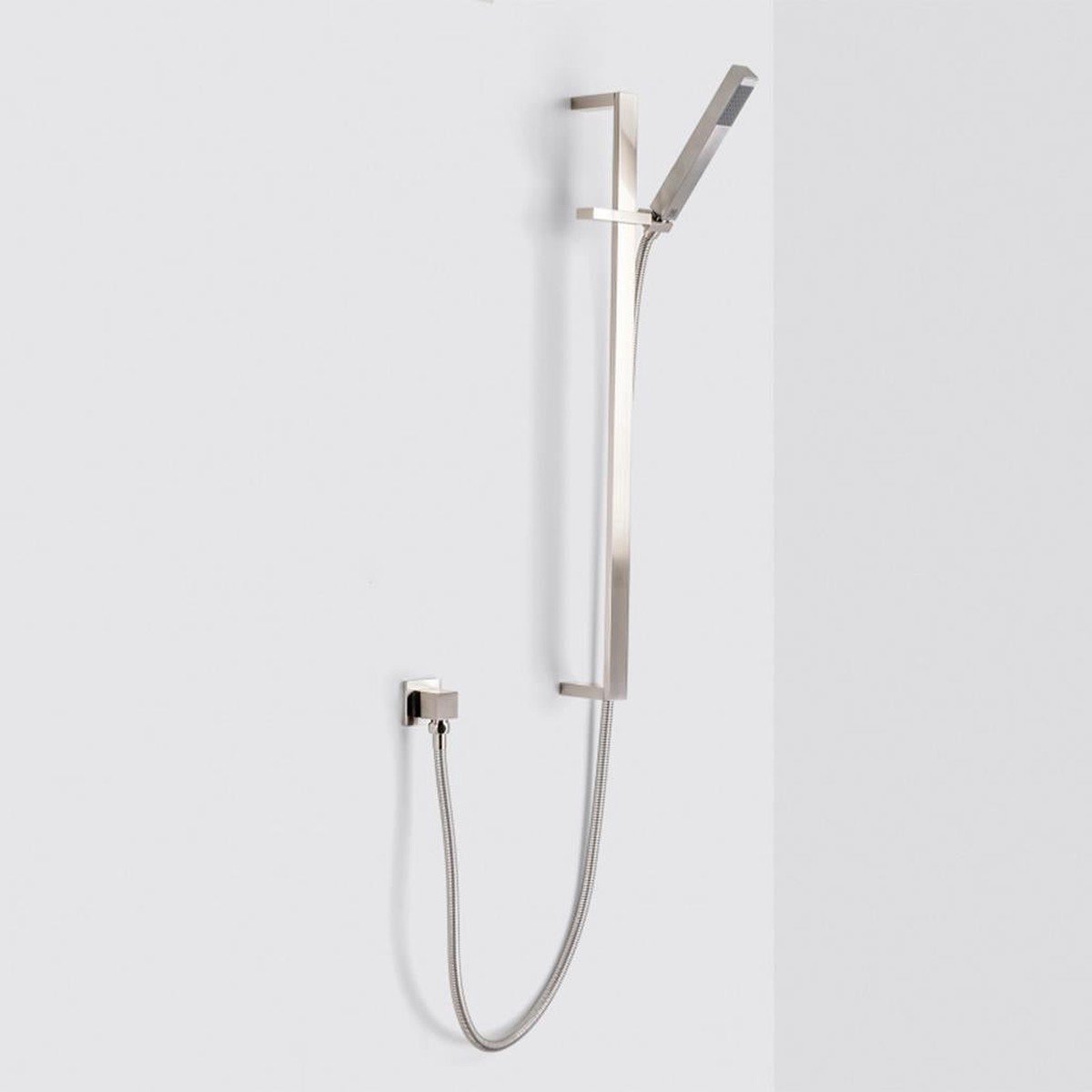 Devon Hand Shower Column Set - Wall Mount - 2 BrassAbsBrushed Nickel