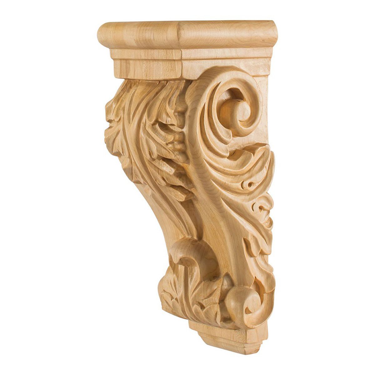 Hardware Resources 4-78 x 4-12 x 12 Hard Maple Acanthus Bar Bracket