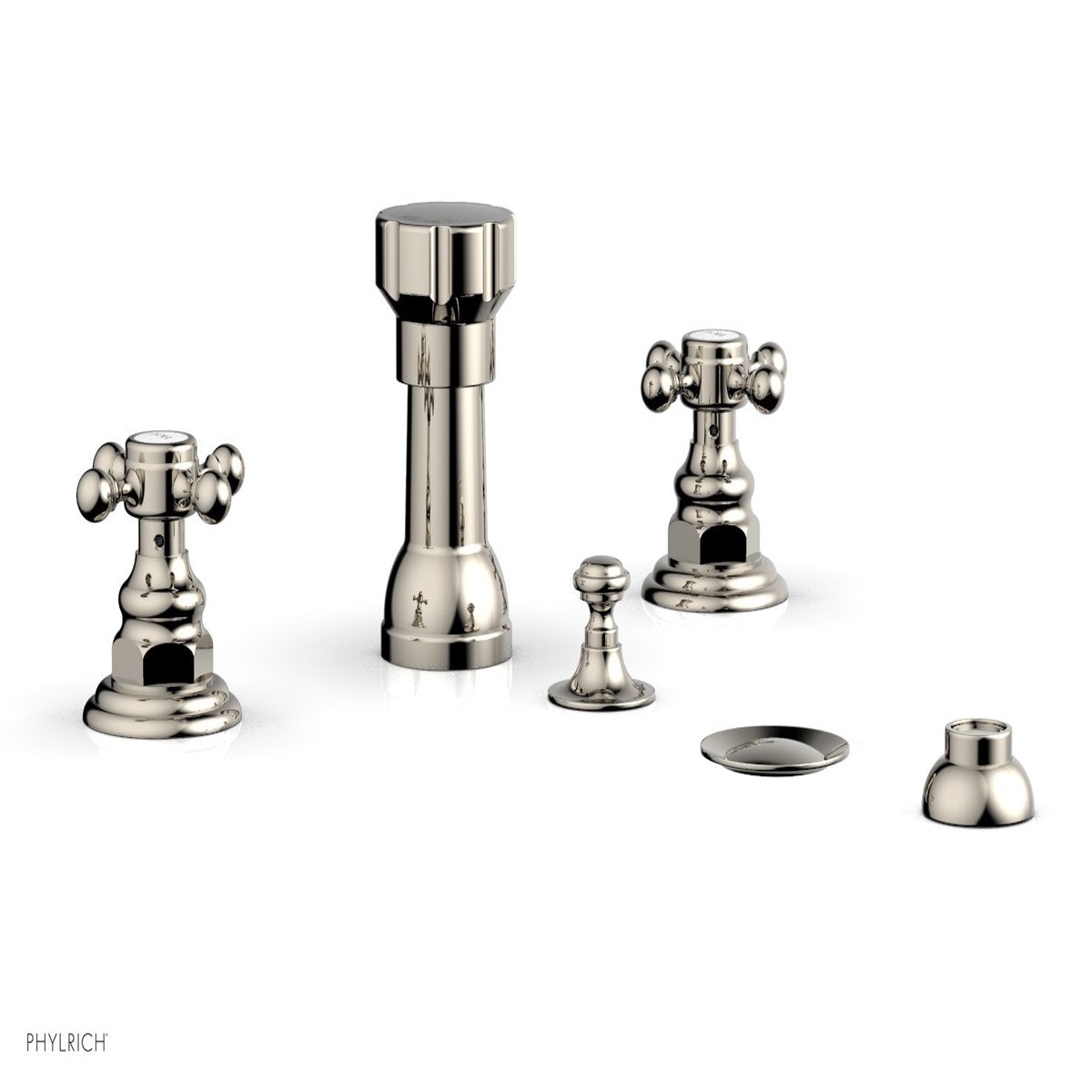 HENRI Four Hole Bidet Set - Cross Handles 161-60
