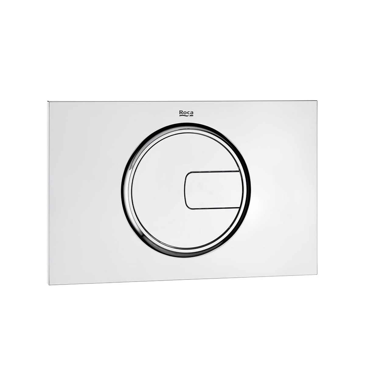 In-Wall PL4 Dual Toilet Flush Plate - Wall Mount - 10 PlasticPolished Chrome