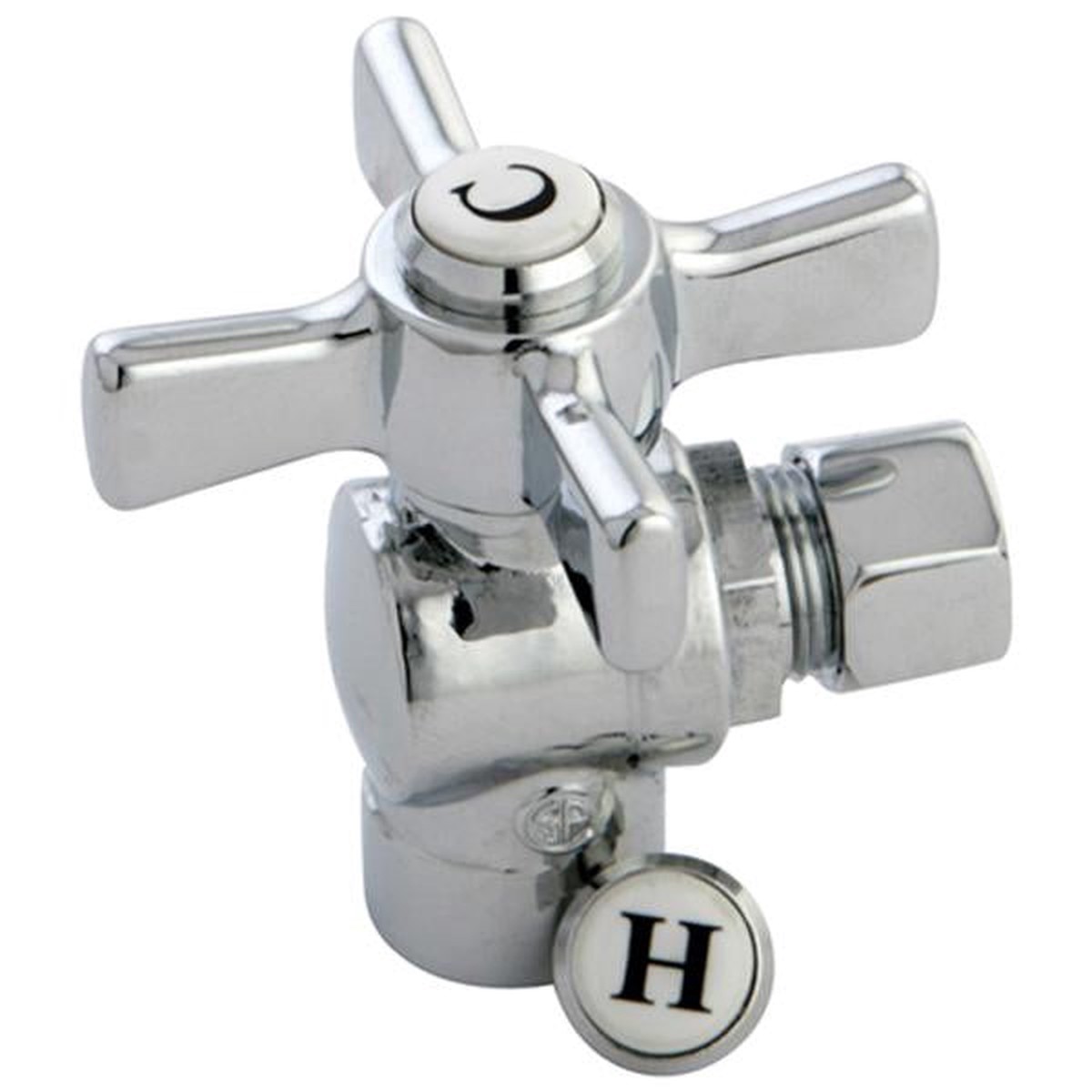 Kingston Brass Millennium 12 Sweat x 38 OD Compression Angle Valve