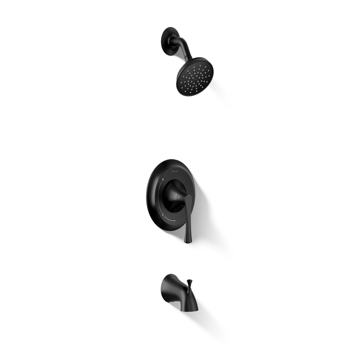 KOHLER K-TS35937-4Y Buckley Rite-Temp Bath and Shower Trim Kit 25 GPM