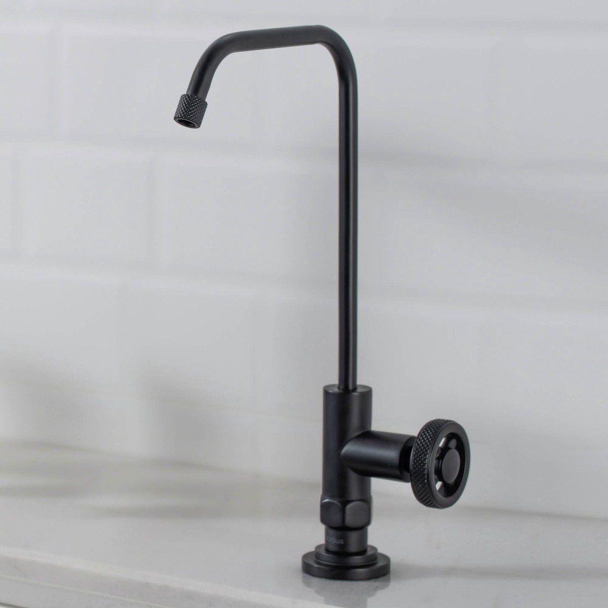 KRAUS Urbix Drinking Water Dispenser Kitchen Faucet in Matte Black