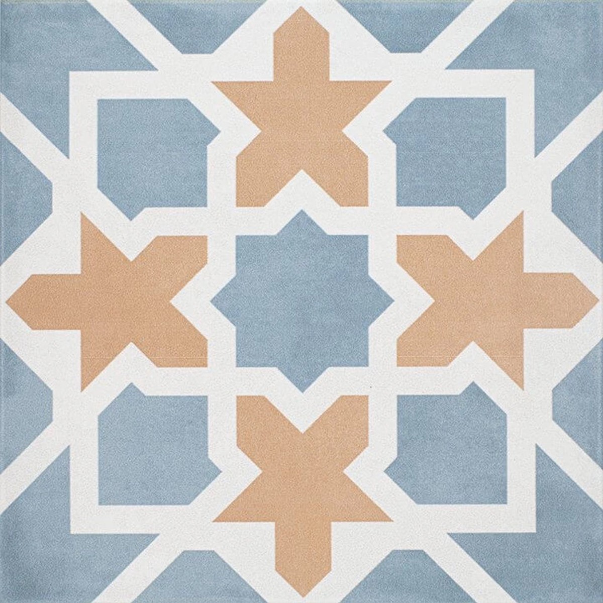 Maiolica Floor Pattern Coto Wall Tile - Wall Mount - 8 x 8 StonewareGlazed Polished