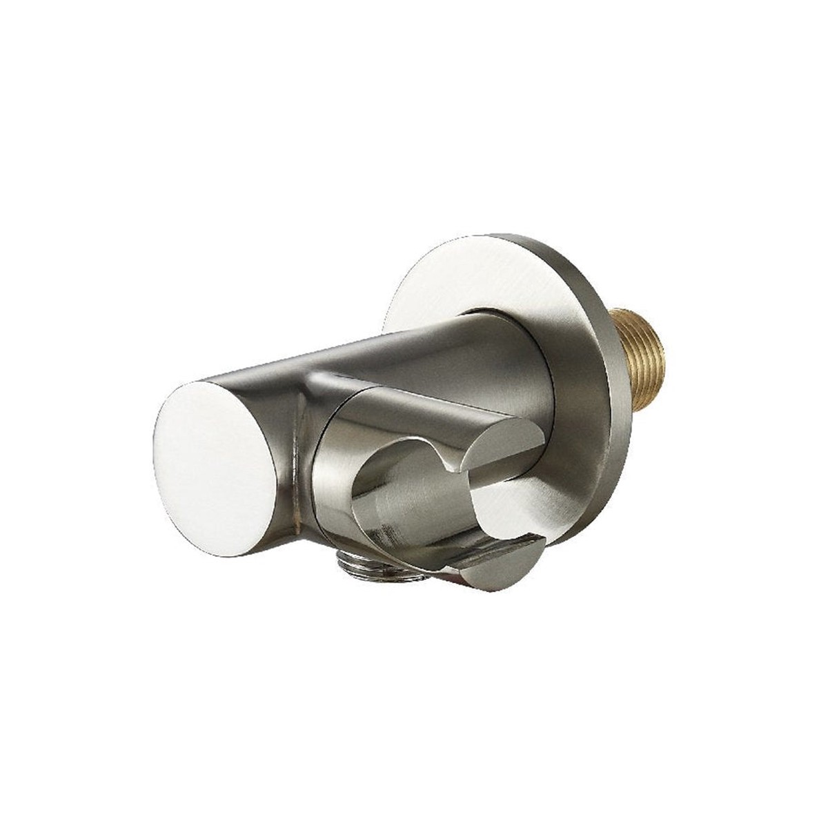 Metro Hand Shower Holder Connector - Wall Mount - 3 BrassBrushed Nickel