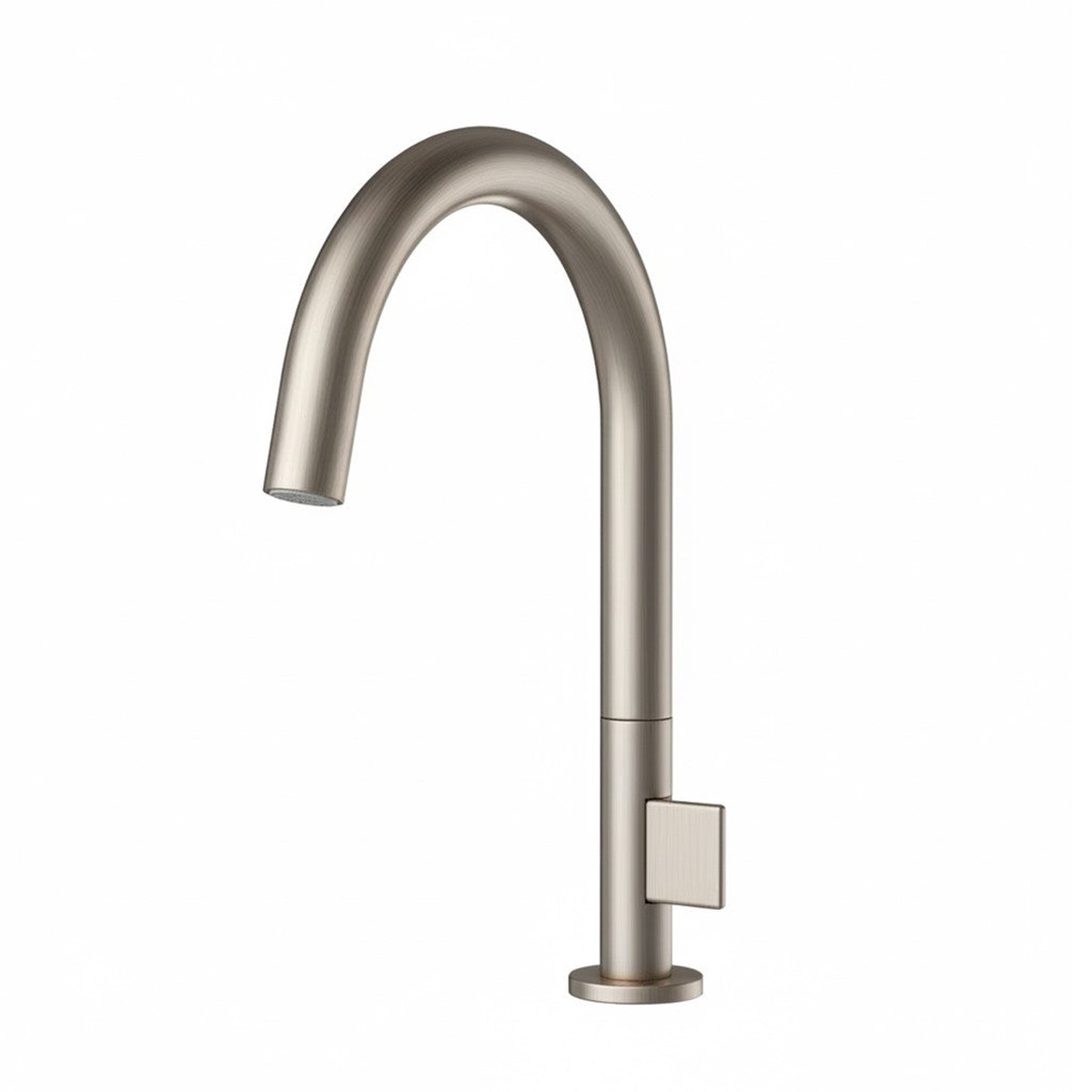 Metro Thin Kitchen Faucet - Single Hole - 13 BrassBrushed Nickel