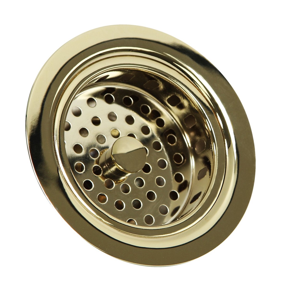 Nantucket Sinks Polished Brass 35-Inch Kitchen Sink Drain