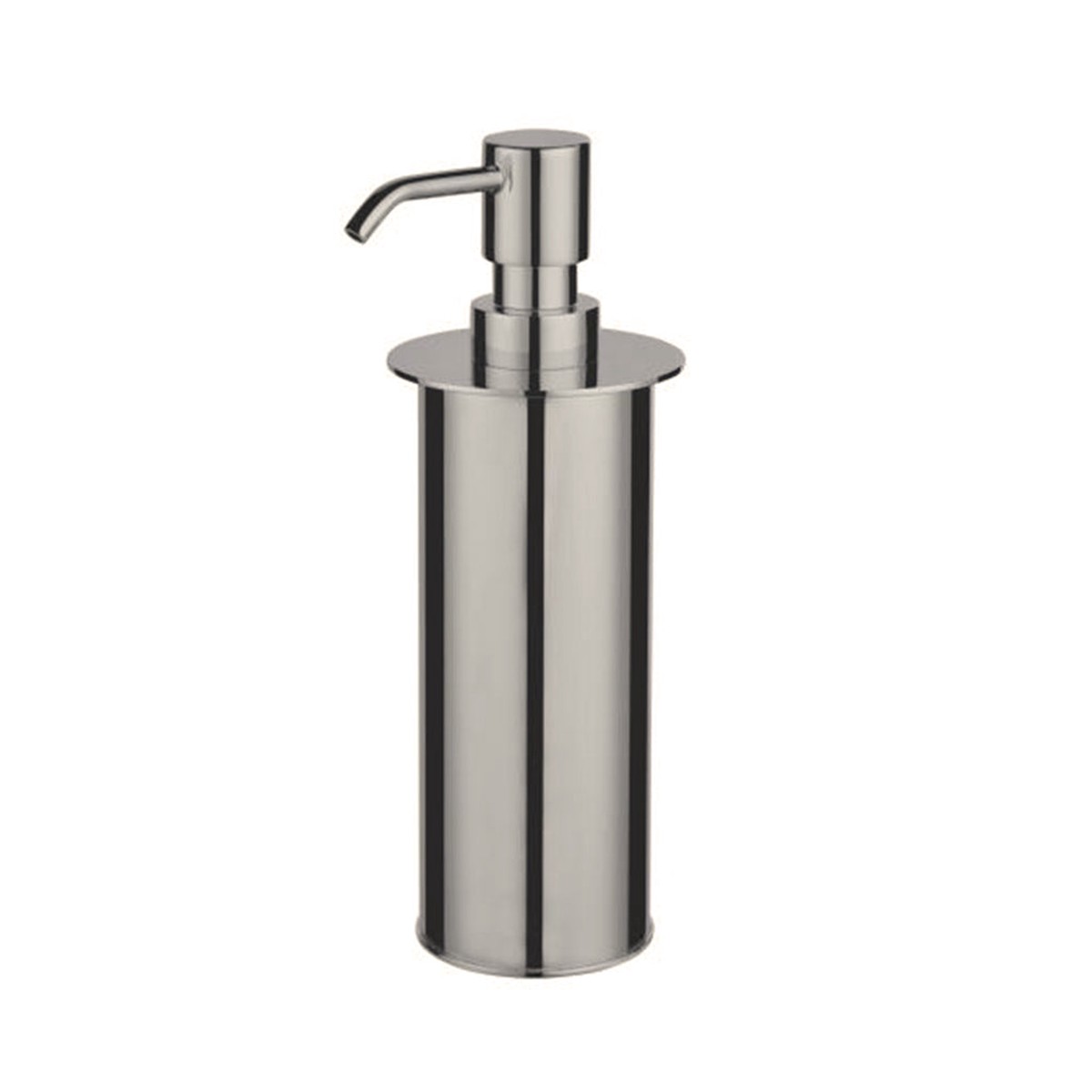 Oslo Soap Dispenser - Free Standing - 8 BrassBrushed Nickel