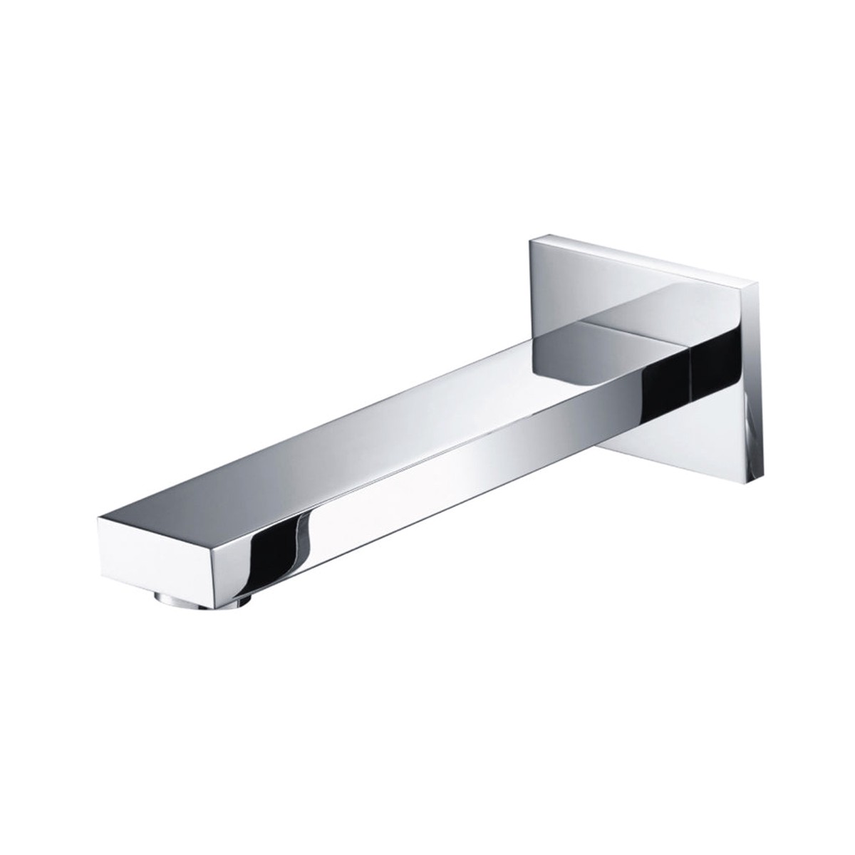 Serie 160 Non Diverting Tub Spout - Wall Mount - 7 BrassPolished Chrome