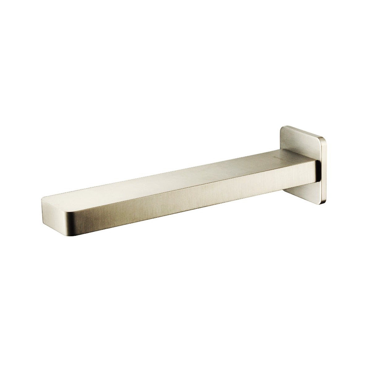 Serie 196 Non Diverting Tub Spout - Wall Mount - 8 BrassPolished Nickel