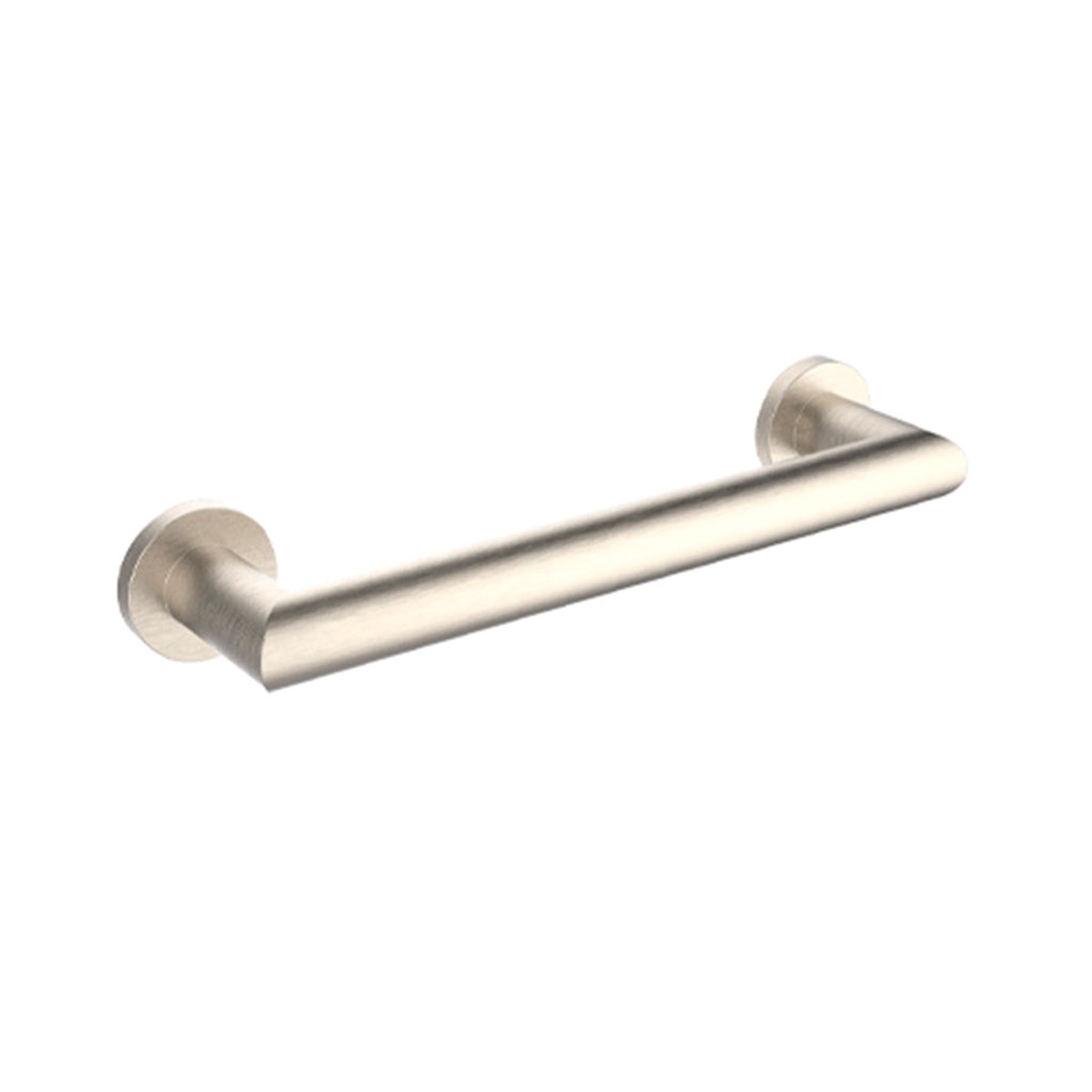 Series 2 Round Grab Bar - Wall Mount - 18 ZincStainless SteelBrushed Nickel