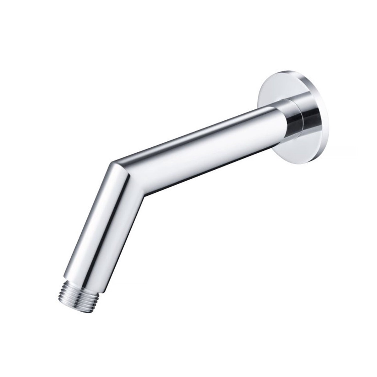 Universal Round Shower Arm - Wall Mount - 7 BrassPolished Chrome