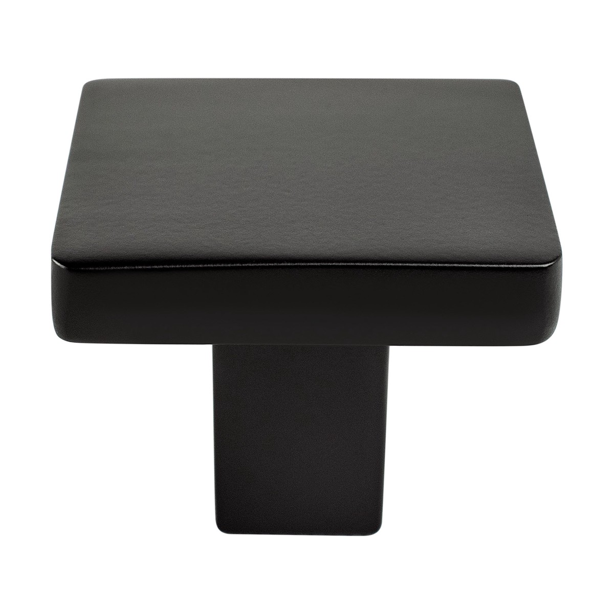 Berenson Contemporary Advantage One Knob in Matte Black - Square