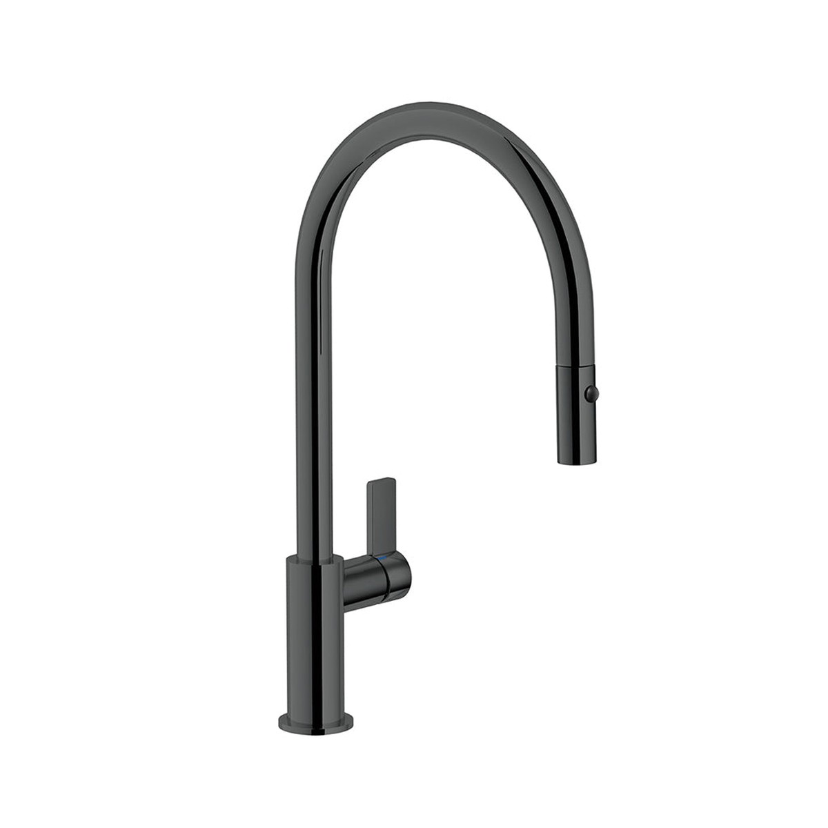 Capri Pull Out Kitchen Faucet - Single Hole - 17 BrassGun Metal