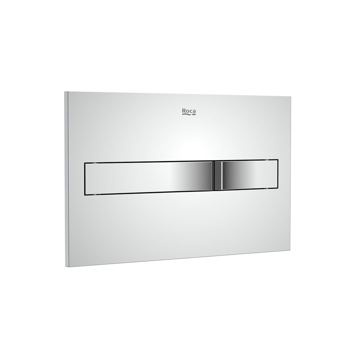 In-Wall PL2 Dual Toilet Flush Plate - Wall Mount - 10 PlasticPolished Chrome