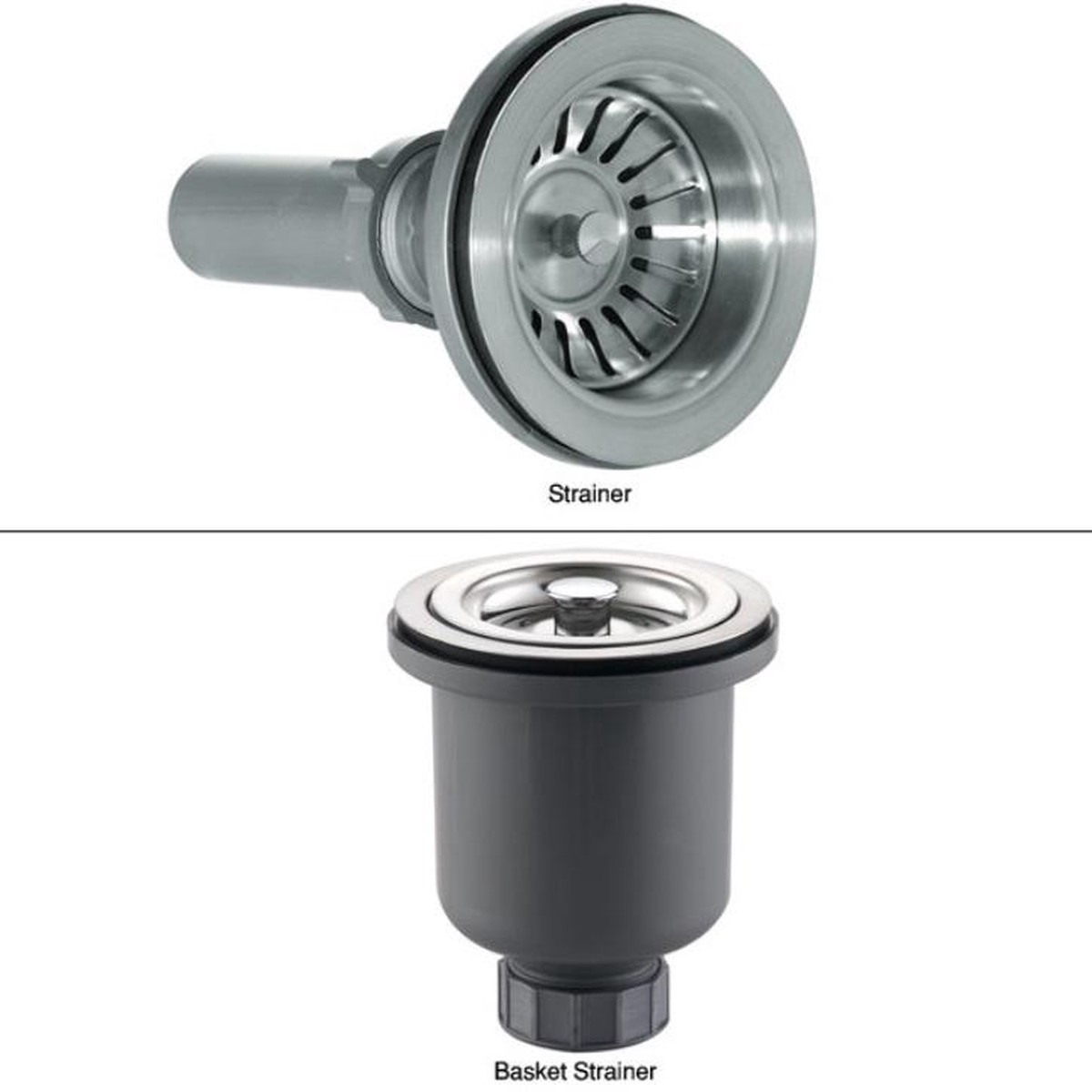 KRAUS Stainless Steel Basket Strainer