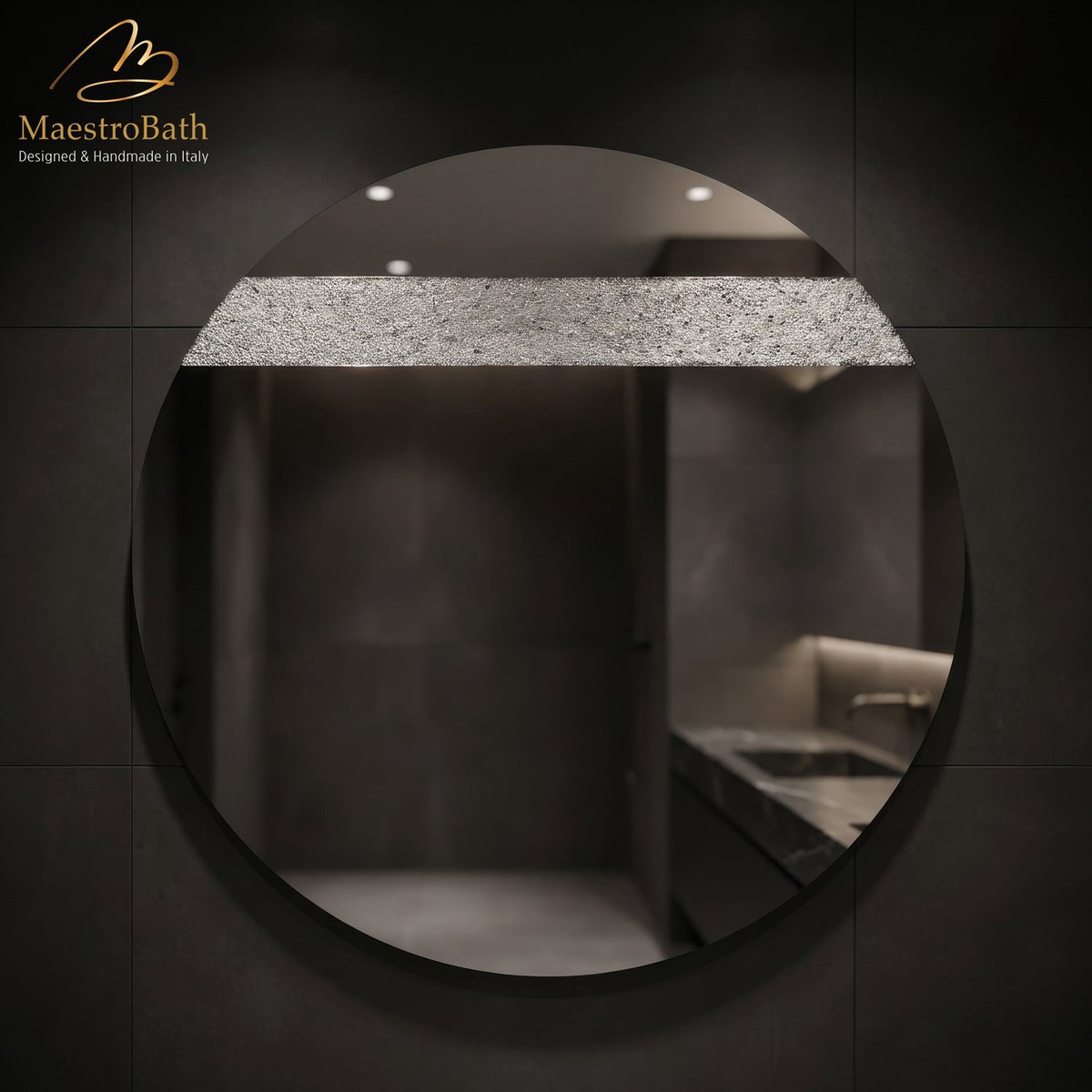 Luxury Crystal Bathroom Mirror