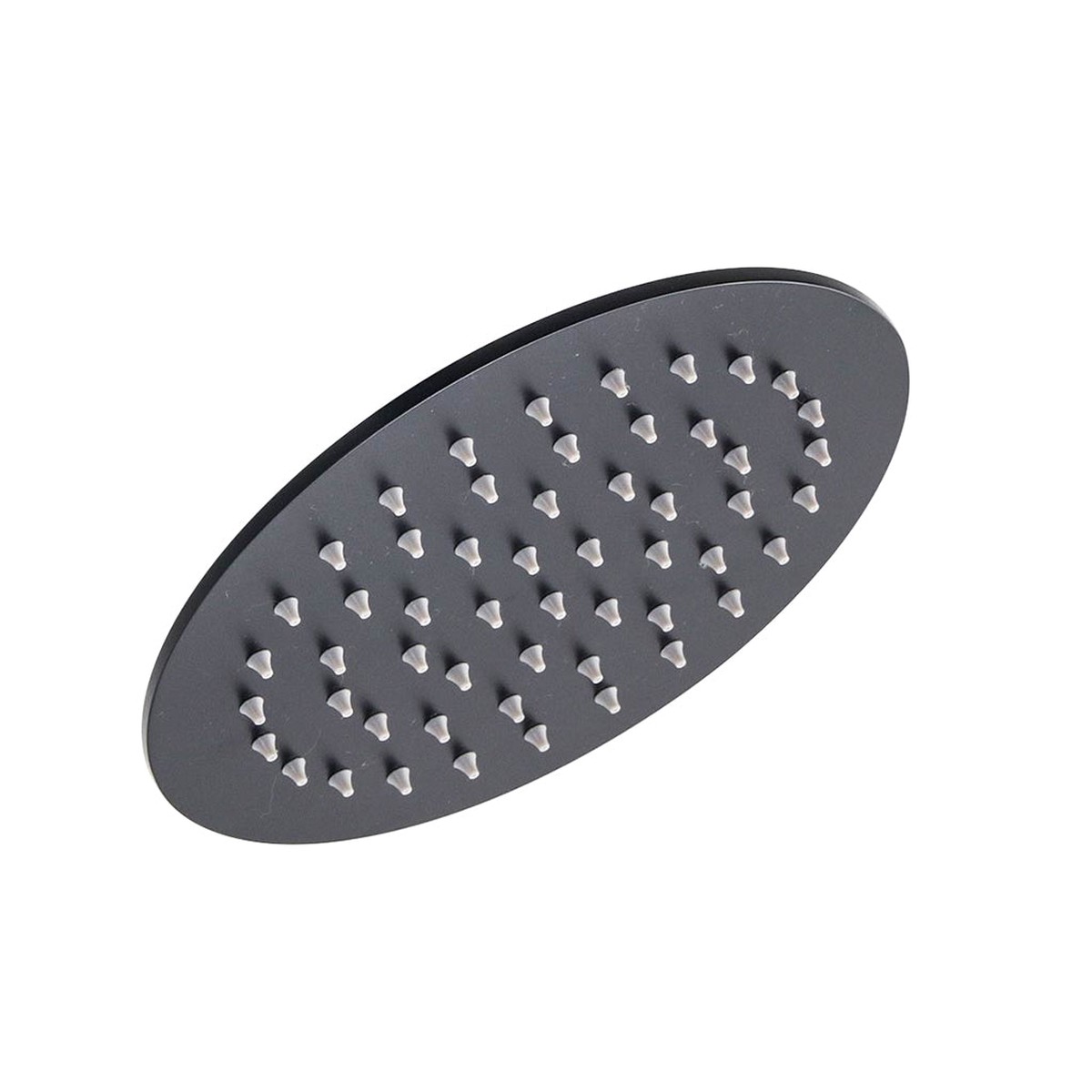Metro Sharp Nozzles Shower Head - Wall Or Ceiling Mount - 8 Stainless SteelMatt Black