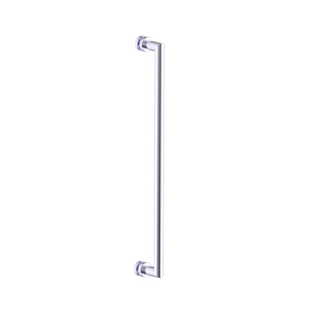 Oslo Single Shower Door Handle - Door Mount - 24 BrassPolished Chrome