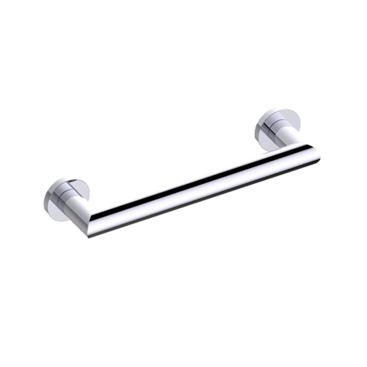 Series 2 Round Grab Bar - Wall Mount - 24 ZincStainless SteelPolished Chrome