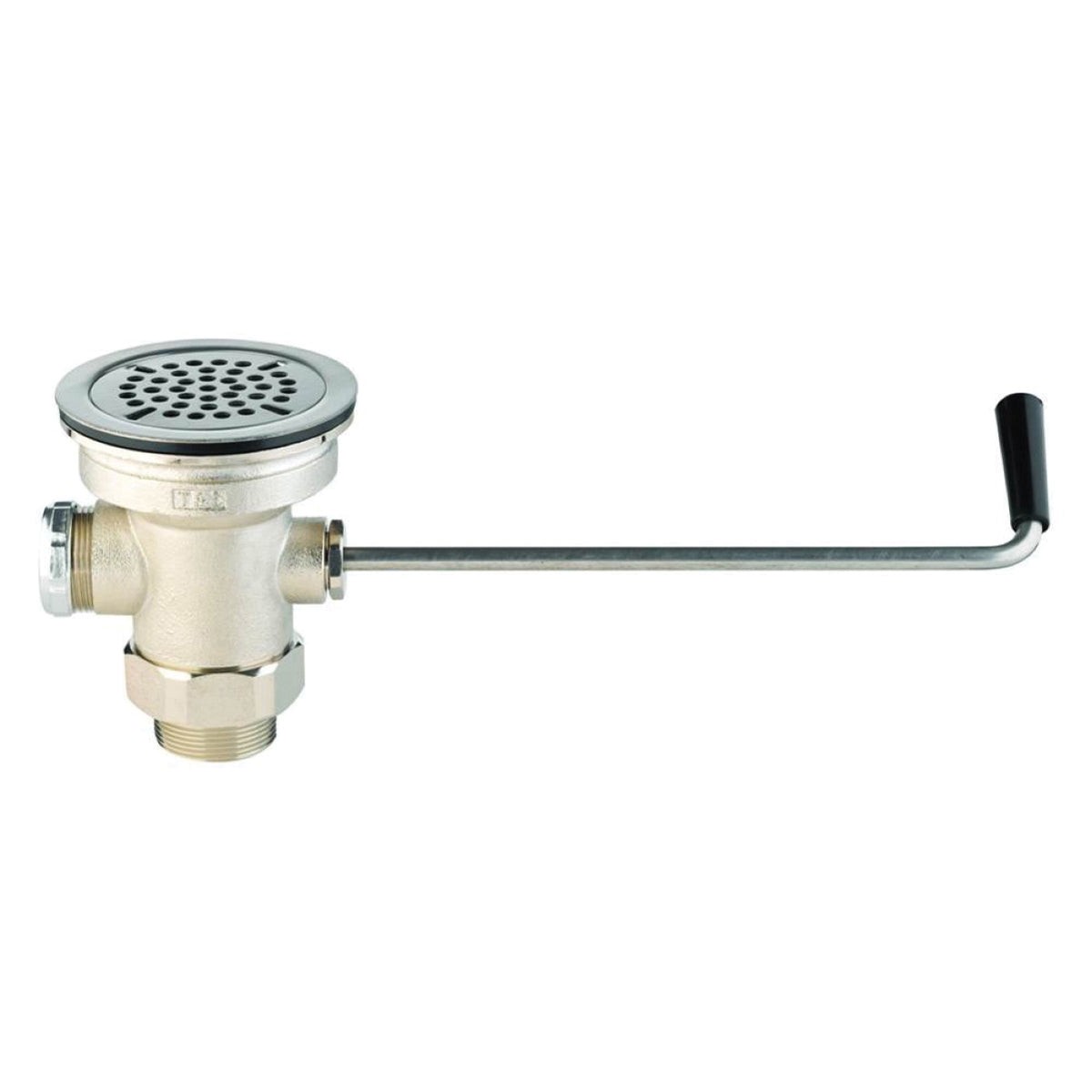 TS Brass B-3940 Waste Drain Valve 2 x 1-12 in MNPT x FNPT Brass