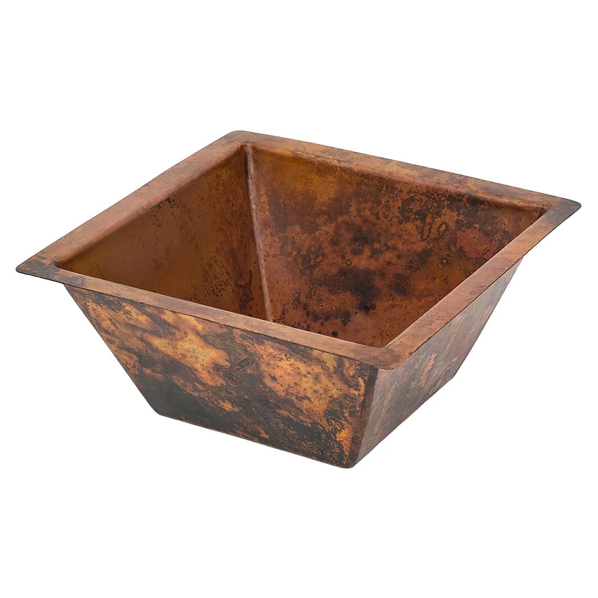 15 Smooth Fired Copper Bar Sink