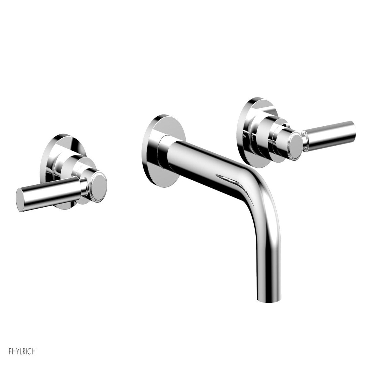 BASIC Wall Lavatory Set 7 12 Spout - Lever Handles DWL130