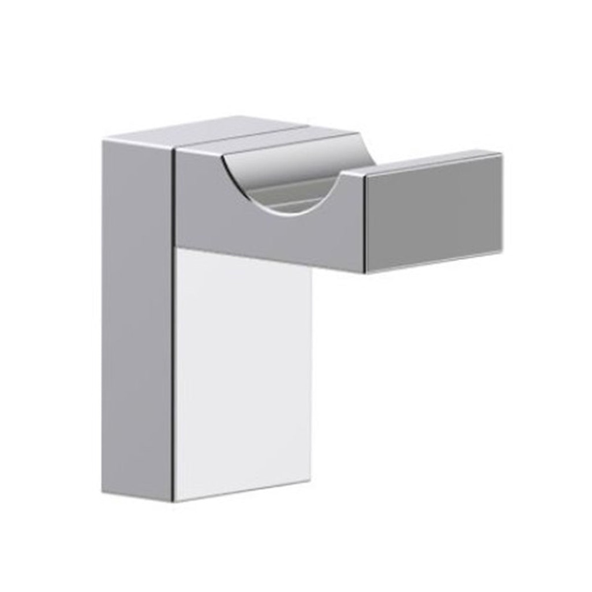 Berlin Single Hook - Wall Mount - 2 BrassPolished Nickel