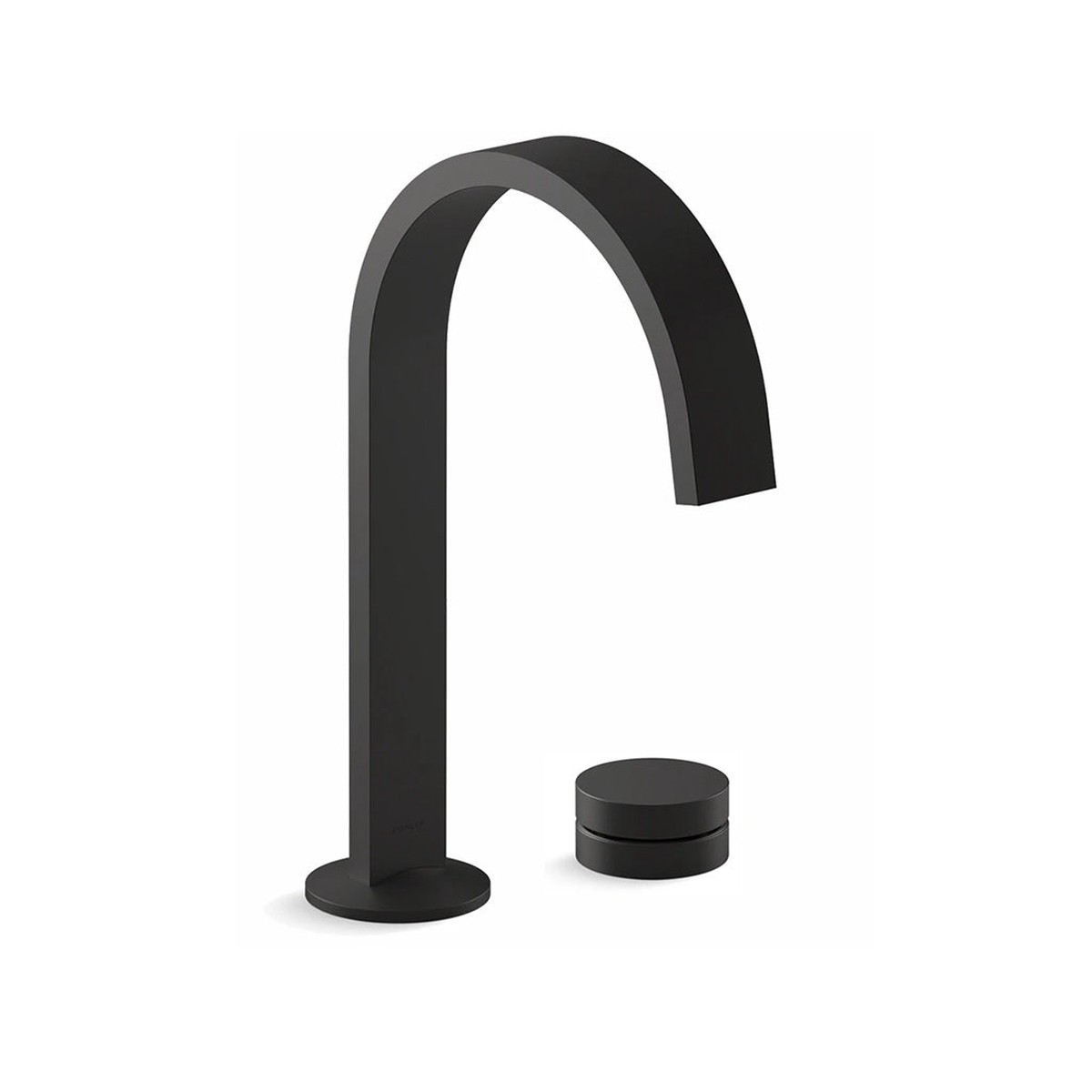 Components Bathroom Faucet - Widespread - 11 BrassMatt Black