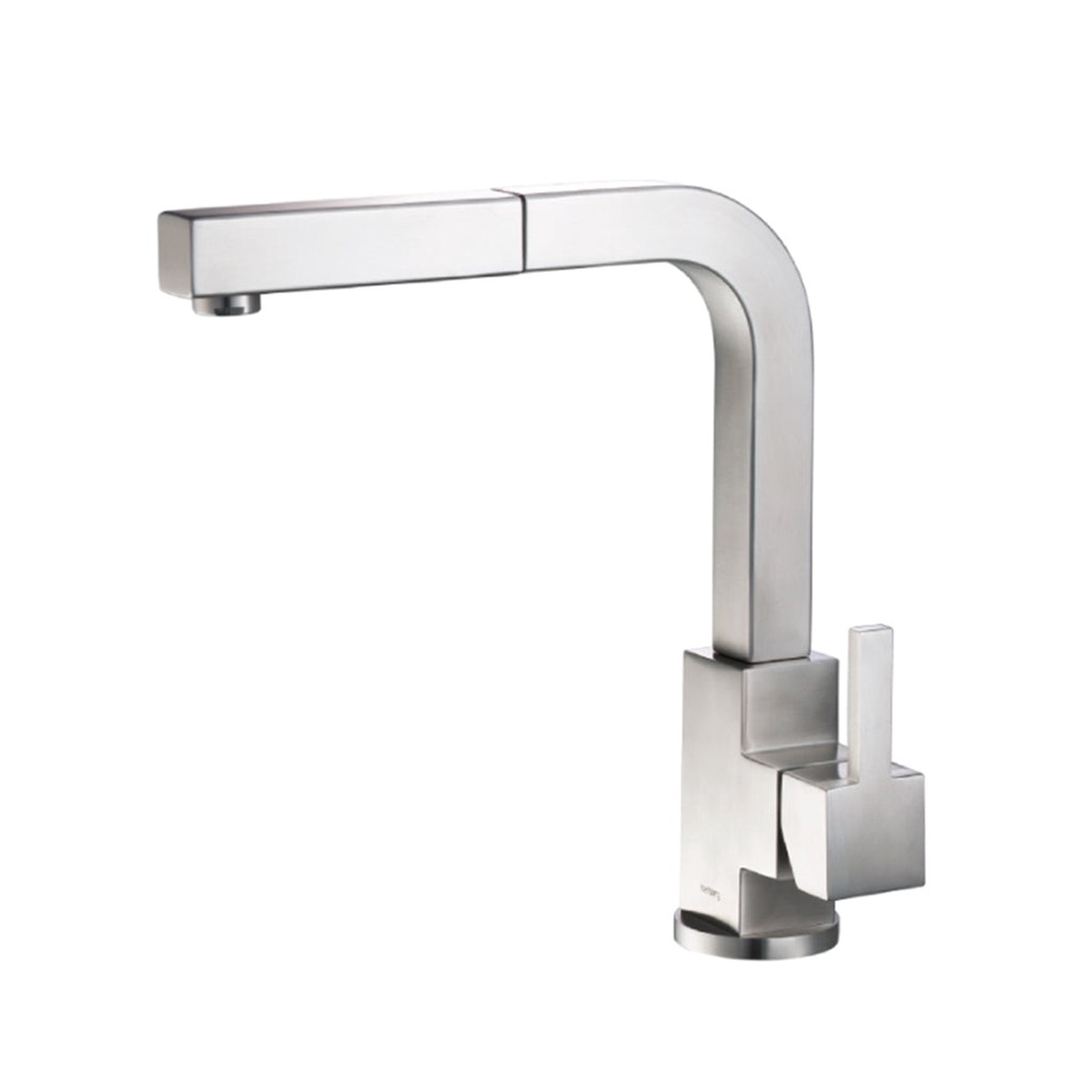 Deus Dual Spray Pull Out Kitchen Faucet - Single Hole - 12 Stainless SteelStainless Steel