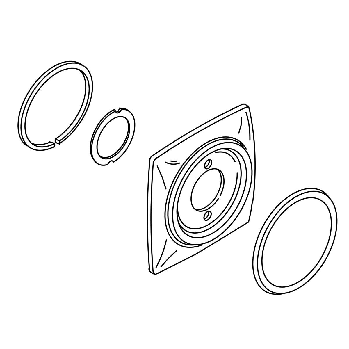 KOHLER K-71839 Escutcheon Kit Sc