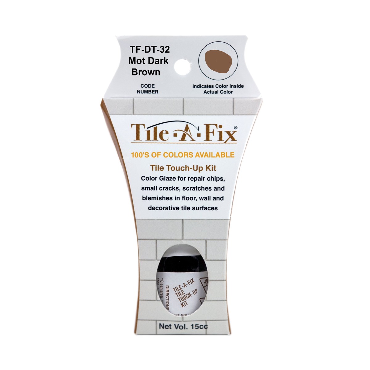TF-DT-32 Tile-A-Fix Tile Touch Up Repair Glaze - Daltile Mot Dark Brown
