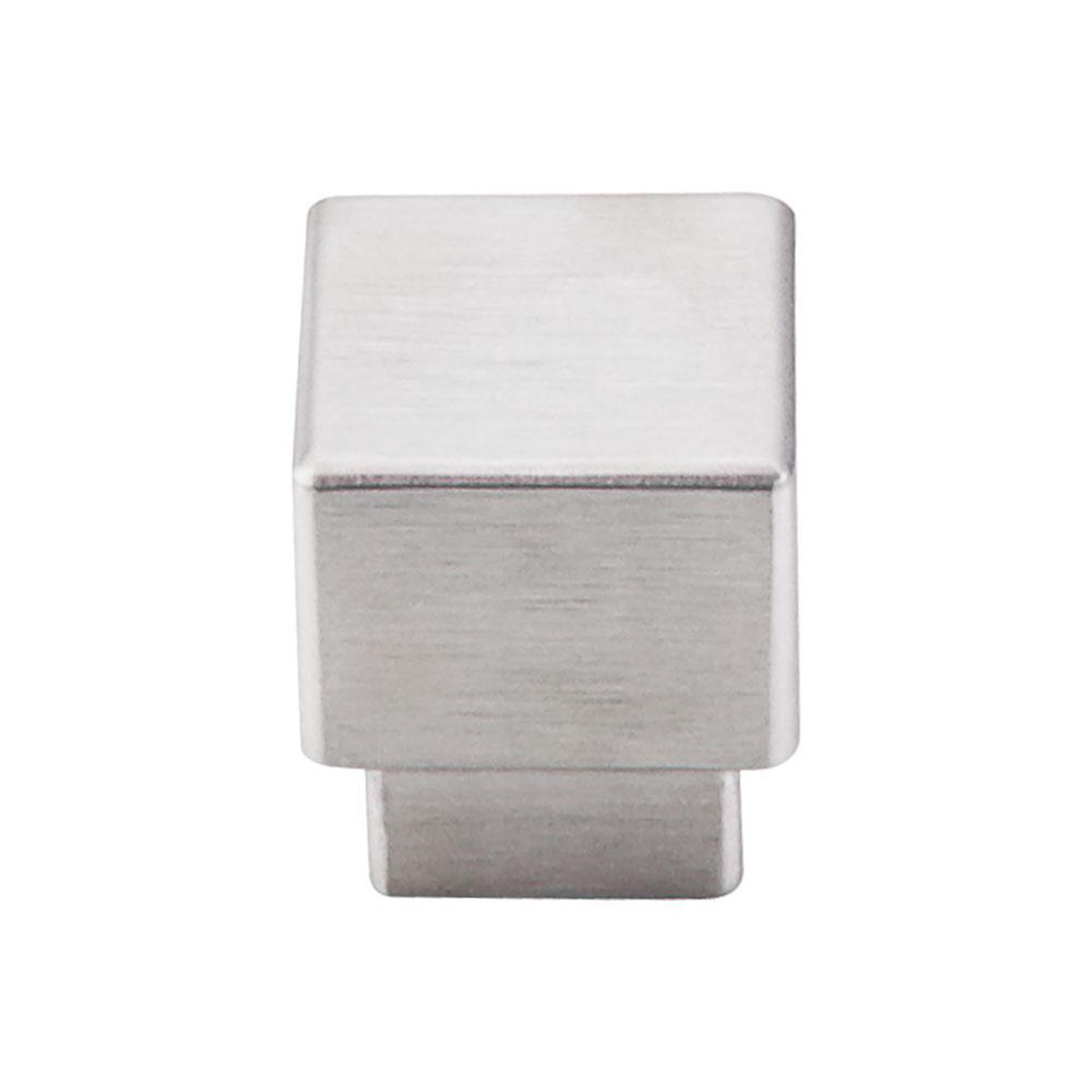 Top Knobs Tapered Medium Square Knob in Brushed Stainless Steel
