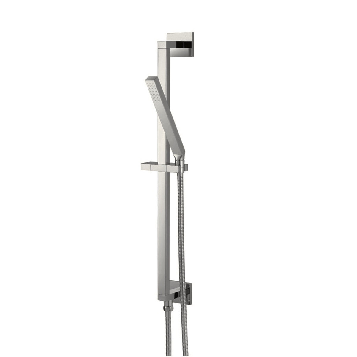 Universal Hand Shower Column Set - Wall Mount - 32 BrassBrushed Nickel