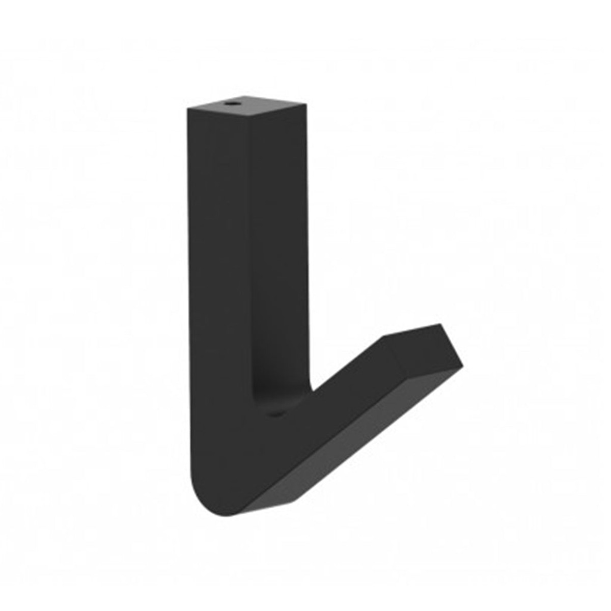 Bonn Coat Hook - Wall Mount - 4 BrassMatt Black