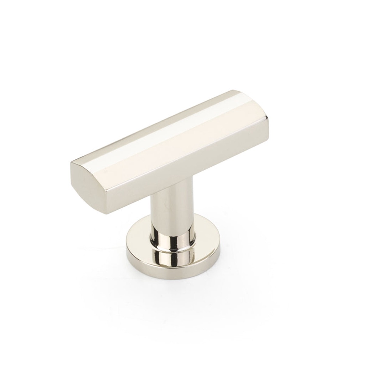Heathrow Cabinet Knob - Cabinet Mount - 2 BrassPolished Nickel