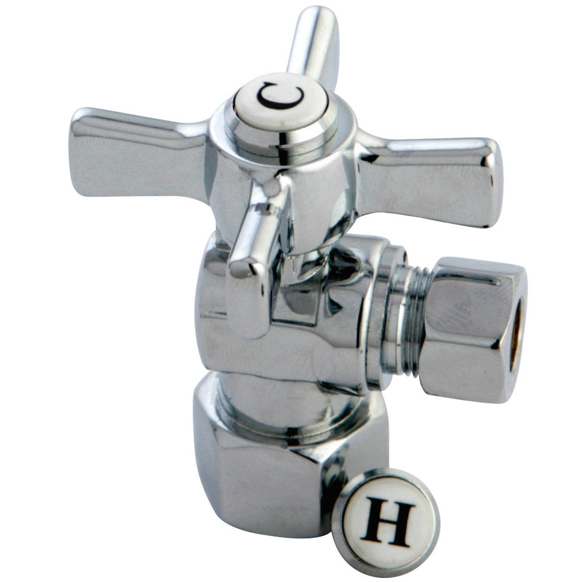 Kingston Brass Millennium 12 FIP x 38 OD Compression Angle Valve