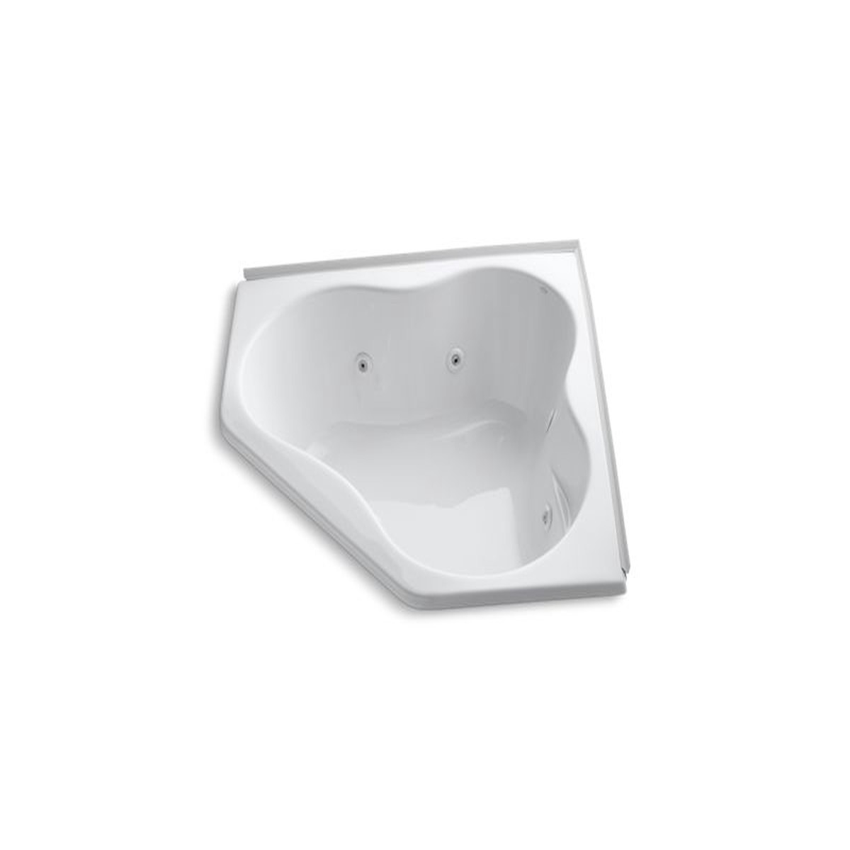 KOHLER K-1154-F 5454 54 x 54 alcove whirlpool with integral flange