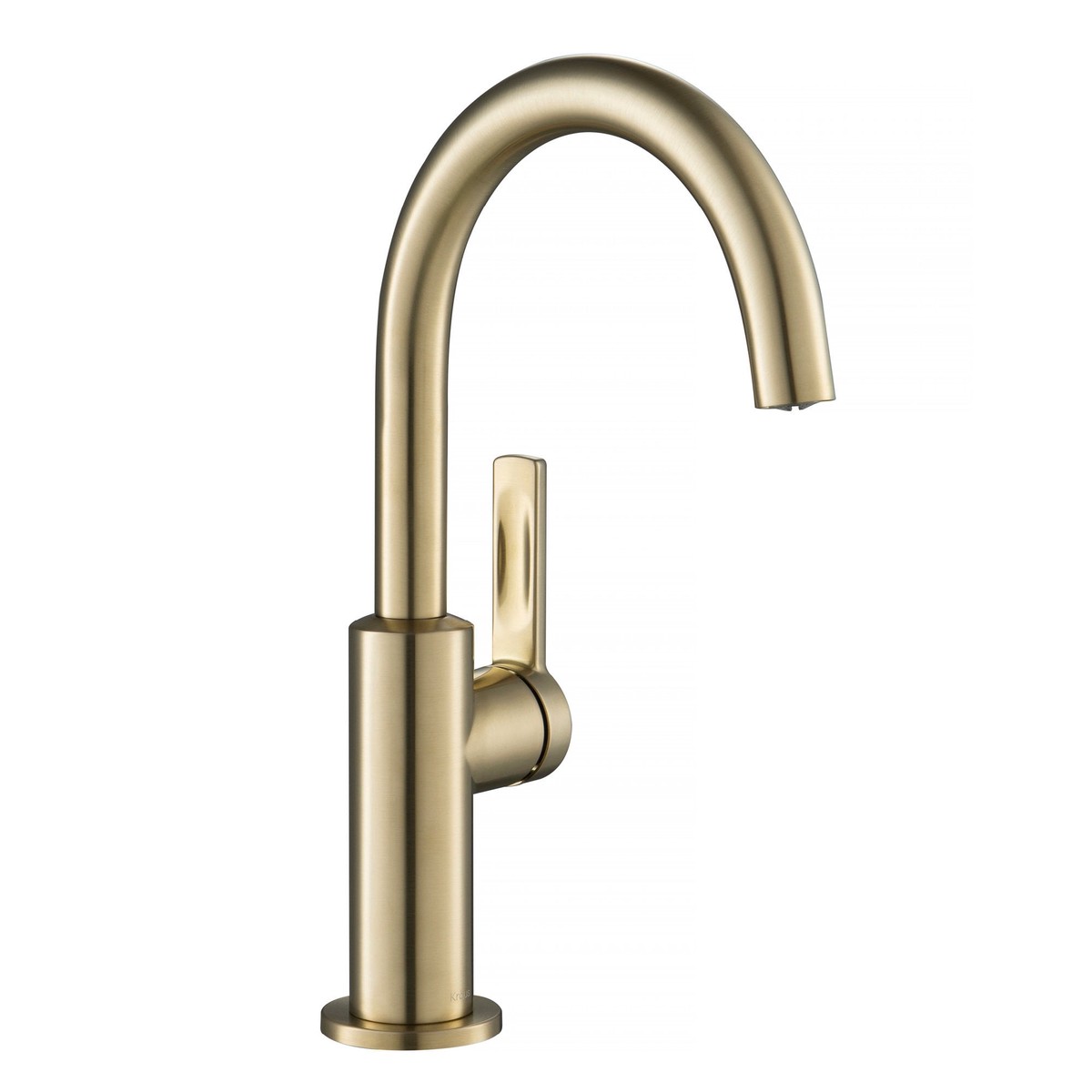 KRAUS Oletto Single Handle Kitchen Bar Faucet in Spot Free Antique Champagne Bronze
