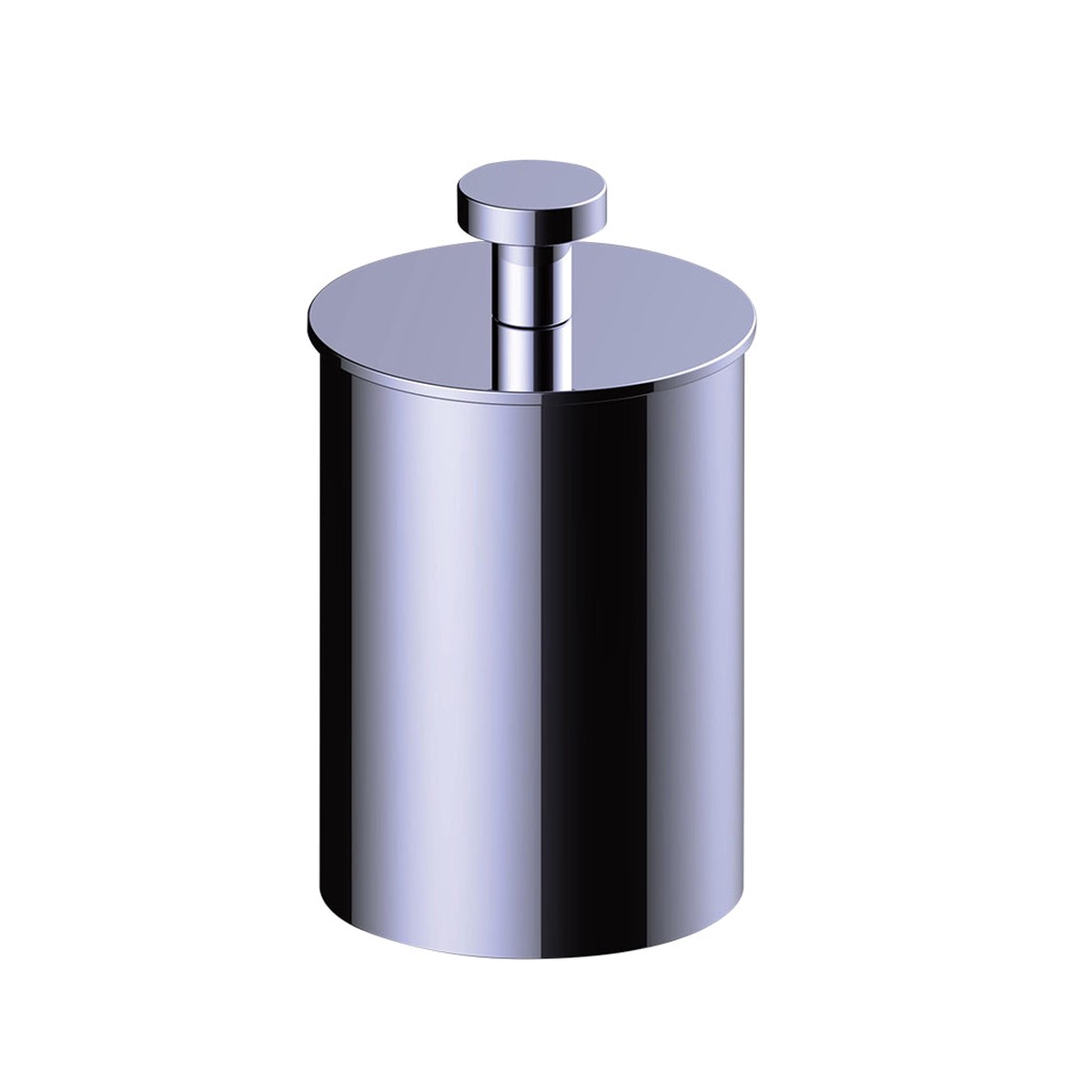 Oslo Large Cotton Box - Free Standing - 6 BrassPolished Chrome
