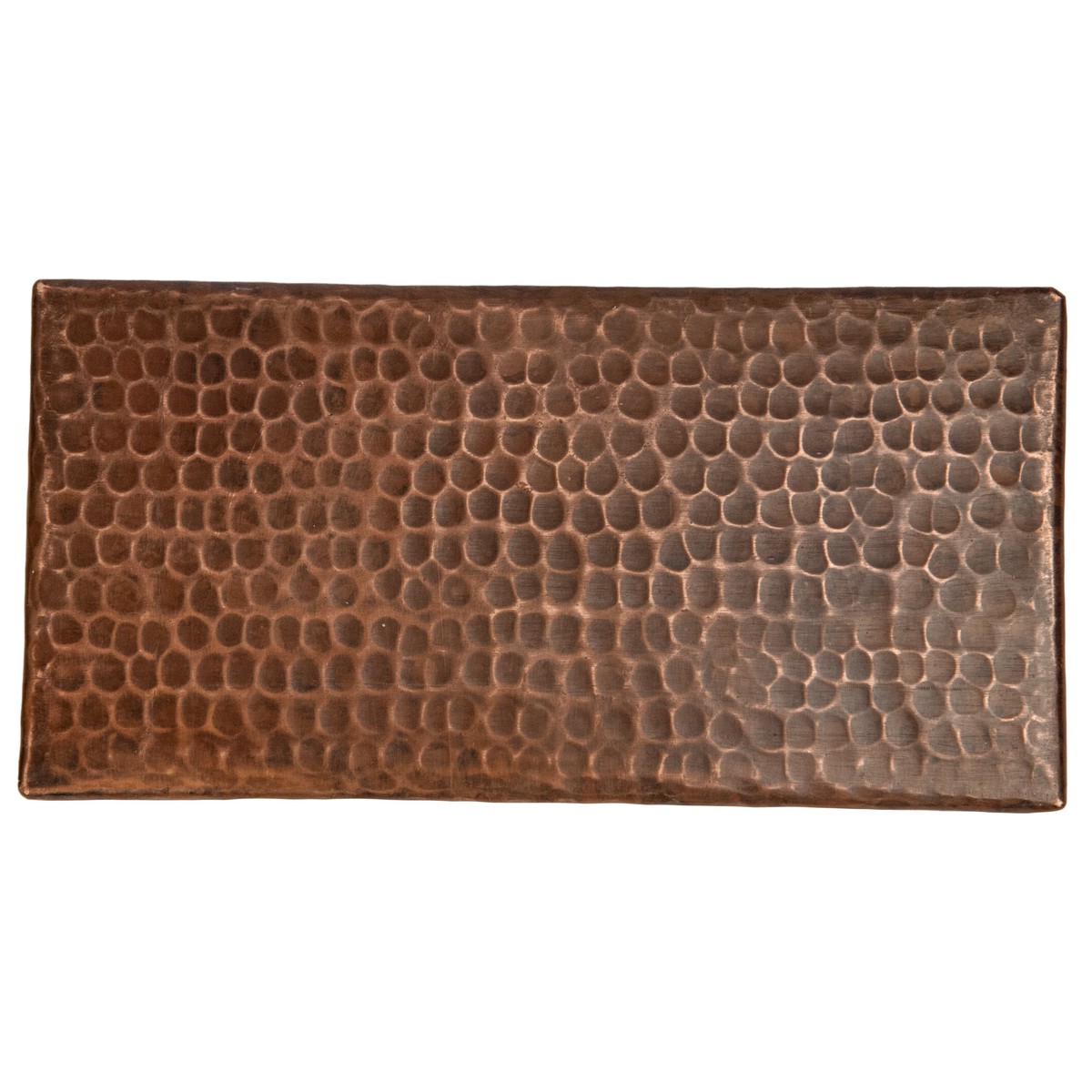 Premier Copper Products 4 x 8 Hammered Copper Tile - Quantity 8