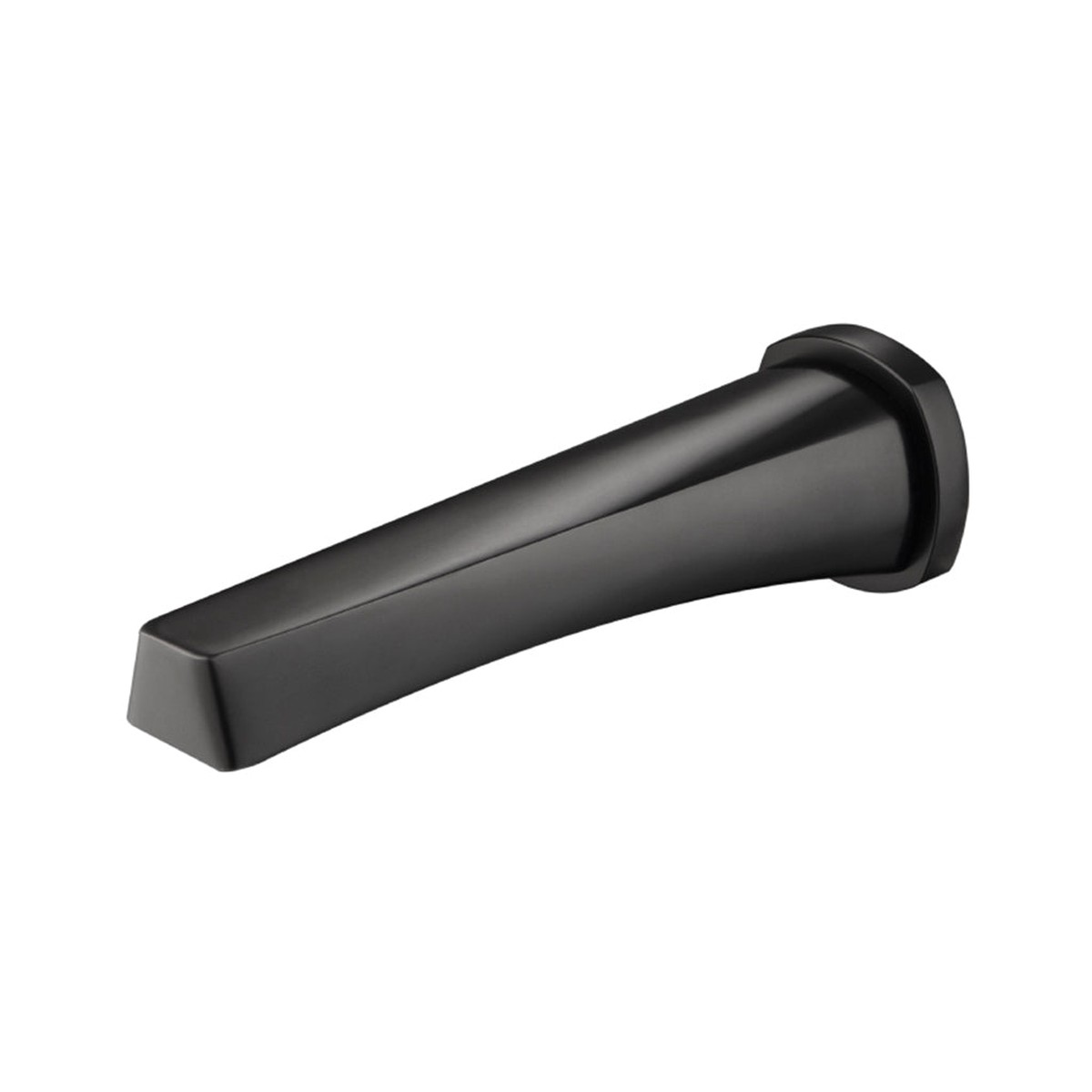 Serie 240 Non Diverting Tub Spout - Wall Mount - 10 BrassMatt Black