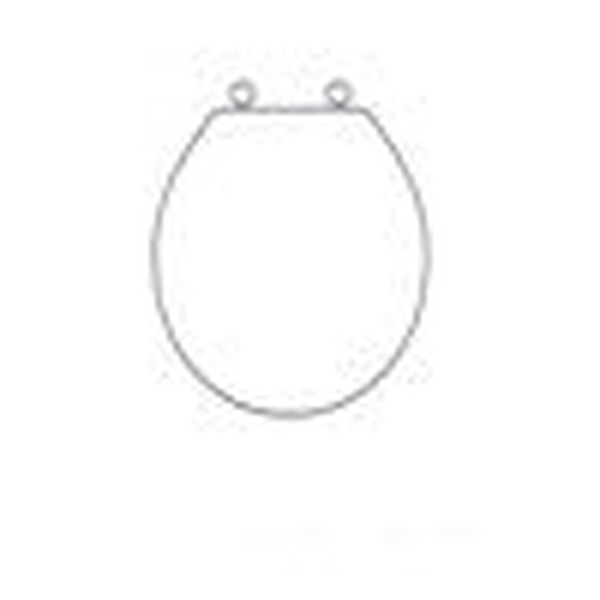 Toilet Seat Round Front For American Standard One-Piece Toilets 2005 2149