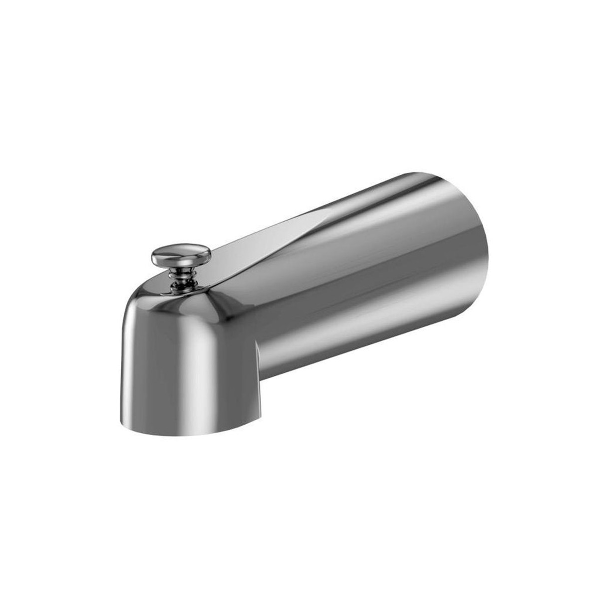 Universal Diverter Tub Spout - Wall Mount - 6 ZincPolished Chrome